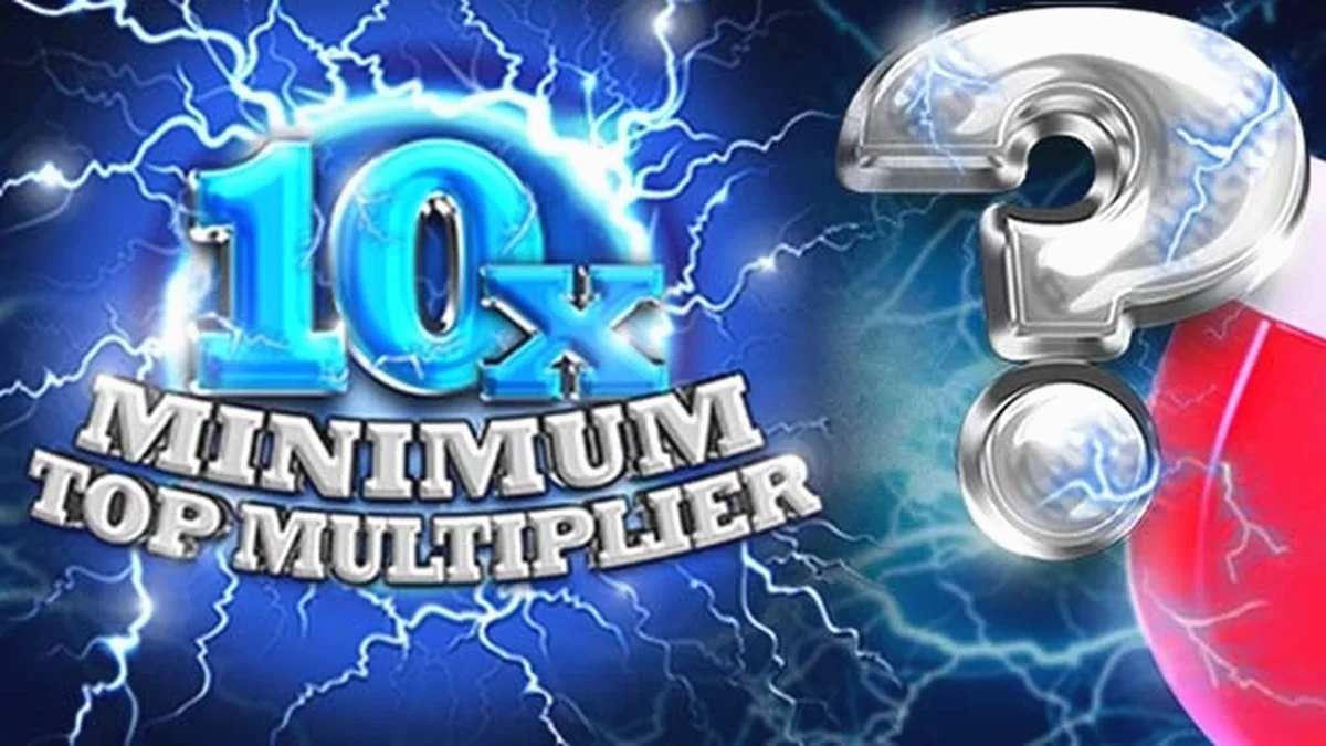 Tampilan antarmuka permainan slot 10x Minimum Top Multiplier