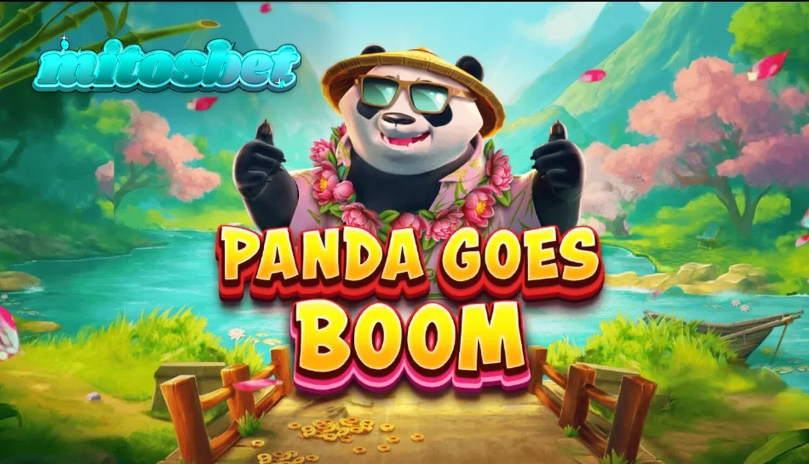 Tampilan layar Panda Goes Boom di perangkat seluler